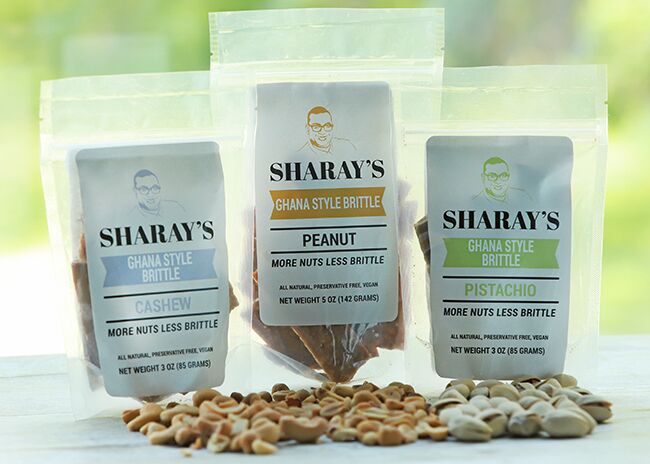 This is a picture of Sharay's Ghana Style Nut Brittles, offered by Fromagination.