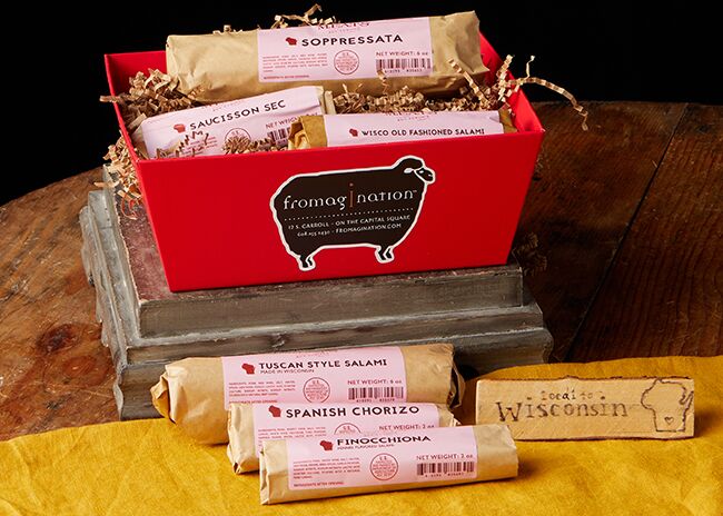 This is a picture of Fromagination's Underground Meats Gift Set.