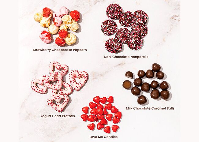 This is a picture of the Musical Valentine Snack Tin, offered by Fromagination.