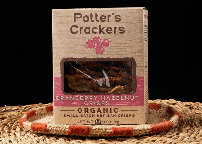 Cranberry Hazelnut Crisps | Fromagination | Wis. artisan cheese
