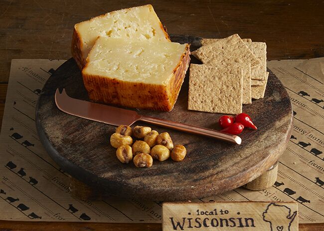 This is a picture of Roth's Canela cheese, offered by Fromagination.