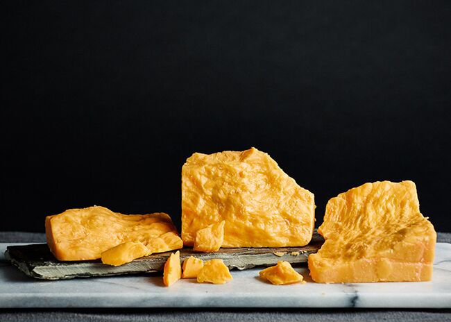 This is a picture of Hook's 20-Year Aged Cheddar cheese.