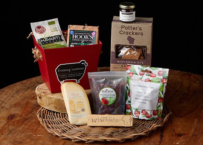 This is a picture of Fromagination's Fresh Pasture Gift Set.